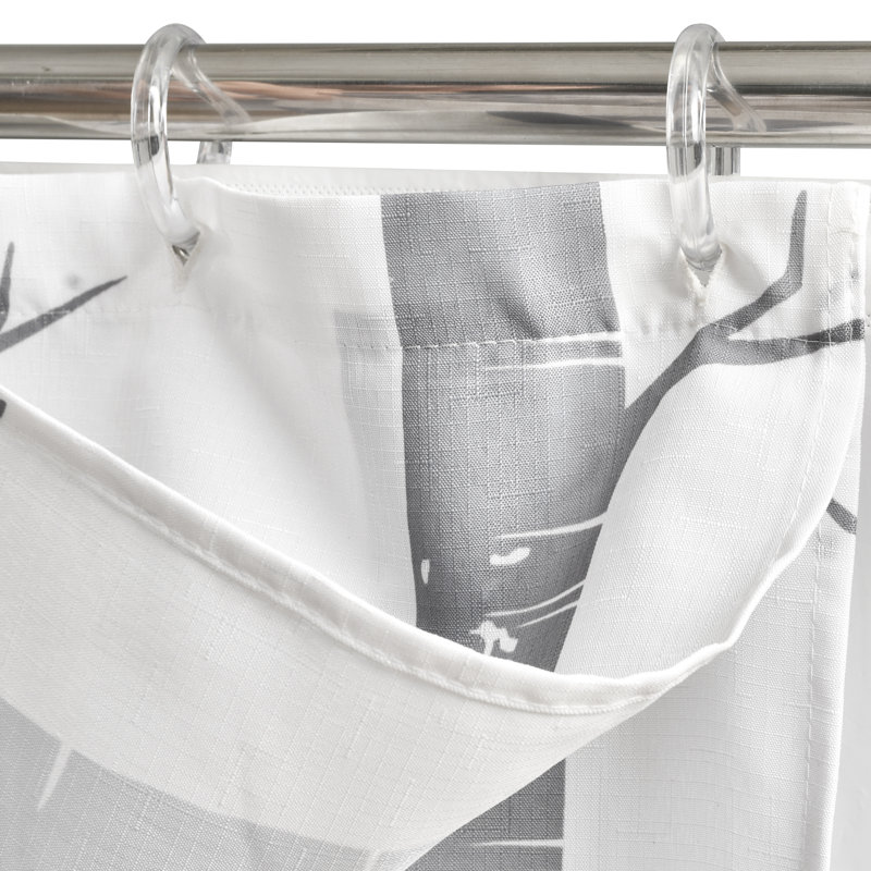 Bird on the Tree 16 Piece Shower Curtain Set + Hooks