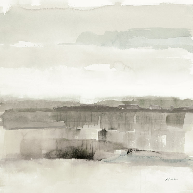 Influence of Line and Color Neutral Crop' by Mike Schick - Painting Print, 51 cm H x 76 cm W, Wrapped Canvas
