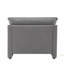 Fauteuil d'appoint surdimensionné en chenille de style moderne avec méridienne simple pour salon, chambre à coucher (fauteuil d'appoint)-1246145816