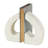 Cole And Grey Polystone Heart Inspired Decorative Bookends With Shimmer Details
