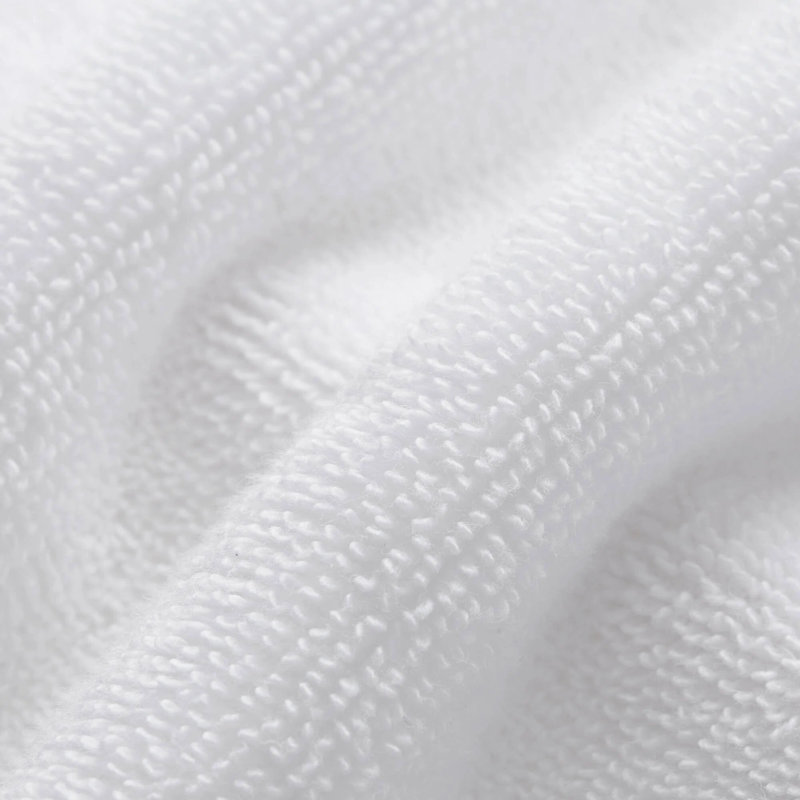 Ensemble de serviettes surdimensionnées 100% coton Turkish, Blanc, Ensemble de serviettes 6 pièces