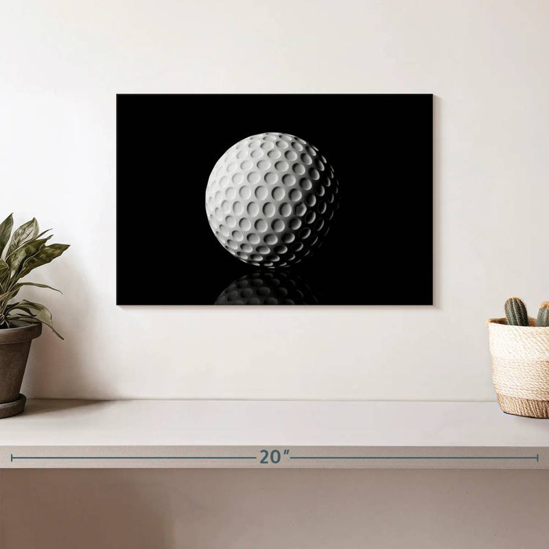 Senne Golf Ball Reflection, 8" H x 12" W