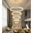 Modern 5-rings Crystal Led Chandelier-79097870