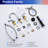 Widespread 2-handle Bathroom Faucet with Drain Assembly-82802444