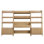 Bureau et bibliothèque en bois 3 pièces Modway Bixby