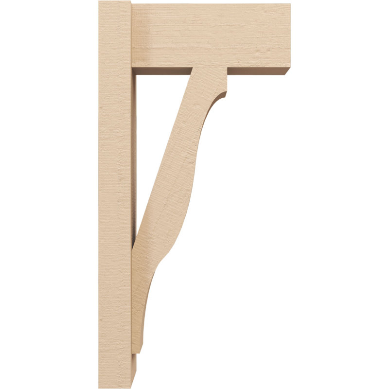Bois de cèdre brut Funston Block TimberThane Perspector, brun clair apprêté, H 24 po x l 6 po x P 12 po