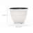 Avalynn Ivory Bell Round Recycled Plastic Pot Planter