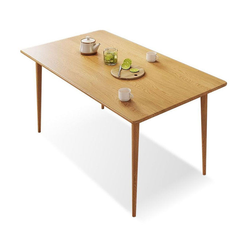 Table de salle à manger Burlywood, H 29,53 po x L 55,12 po x l 31,5 po