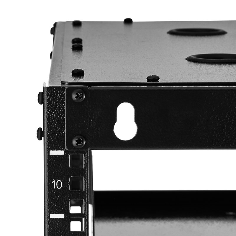 Support 10 A à structure ouverte, profondeur de 23 po, fabrication solide, fixation murale ou sur pied, peut contenir plusieurs objets et une conception centrée sur l'utilisateur, équipement