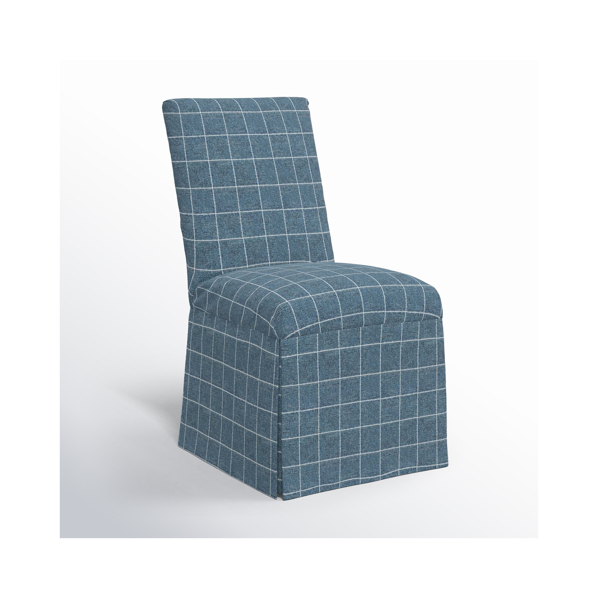 Ivanka Upholstered Parsons Chair, Cafe Rainstorm
