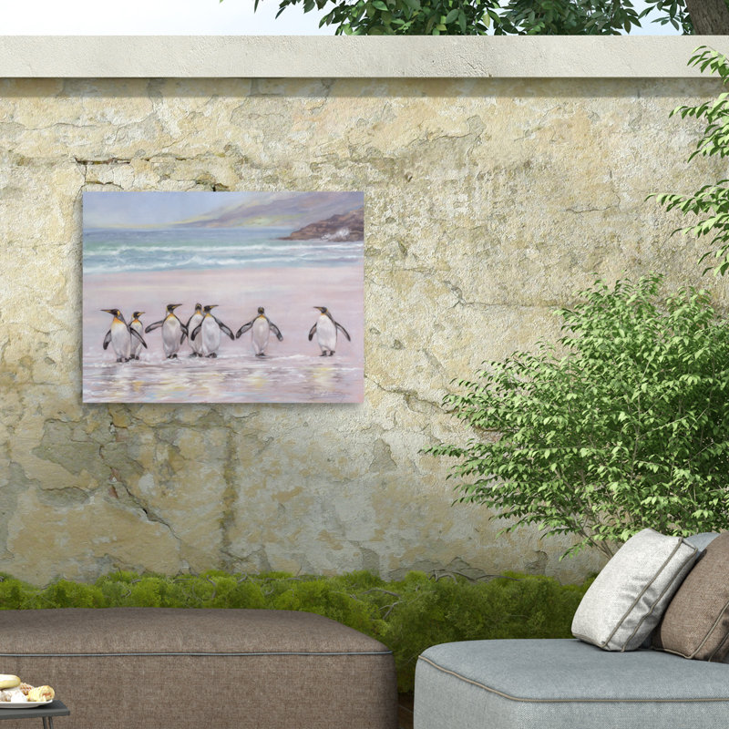 Toile d'extérieur David Stribble 7 Penguins, H 14 po x l 19 po