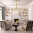 Freddye 12-Light Dimmable Chandelier