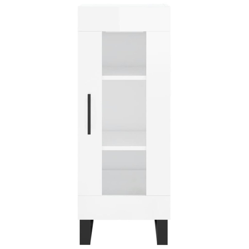 Maquisha Display Cabinet, High Gloss White