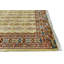 Tapis tribal beige fait à la main 7 x 9