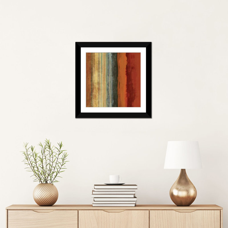 « bordures », impression sur toile, Papier d'art encadré noir, Blanc, H 24 po x l 24 po x P 1 po