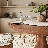 Round Mid-Century Farmhouse Solid Wood Dining Table With Removable Stone Lazy Susan Jaivyn-1144273667-1144311246