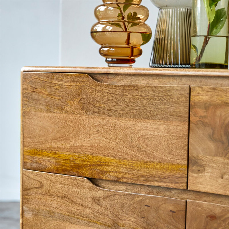 Leventhal Solid Wood 6 -Drawer Accent Chest