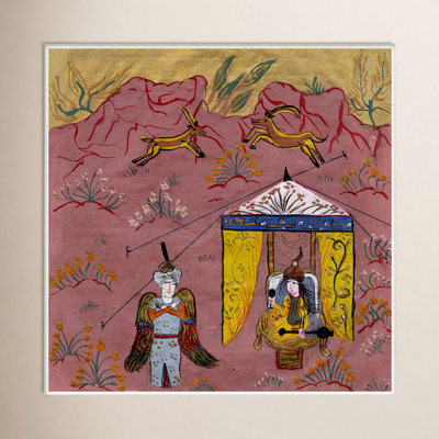Persian Art of 19th Century Wall Art
