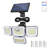 LED Solar Power Dusk to Dawn Flood Light with Motion Sensor
