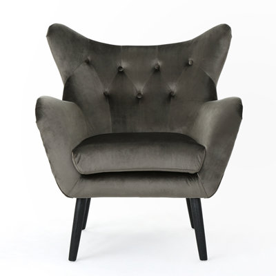 Kadavion Velvet Armchair Dining Chair by Rosdorf Park