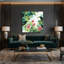 Hawaiian Mynah Birds, toile d'art beige-2033049694