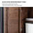 70.87"Simple Retro Dark Brown Solid Wood three-Drawer Chest