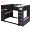 Lits multifonctionnels avec rangement, mezzanine en bois, maison de jeu moderne