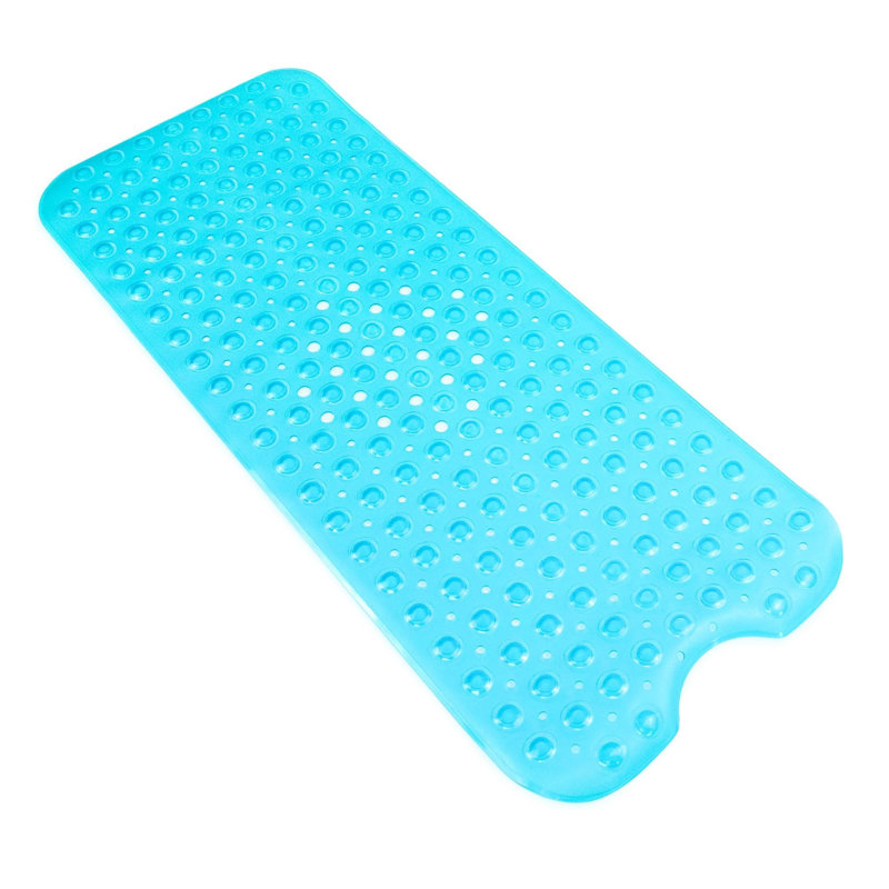 Synthetic Non-Slip Shower Mat, Blue