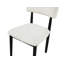 Chaise d'appoint rembourrée 2 pièces Erskine (noire) -109605826