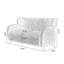 Causeuse-coussin en velours kaki standard-616193337-616193342