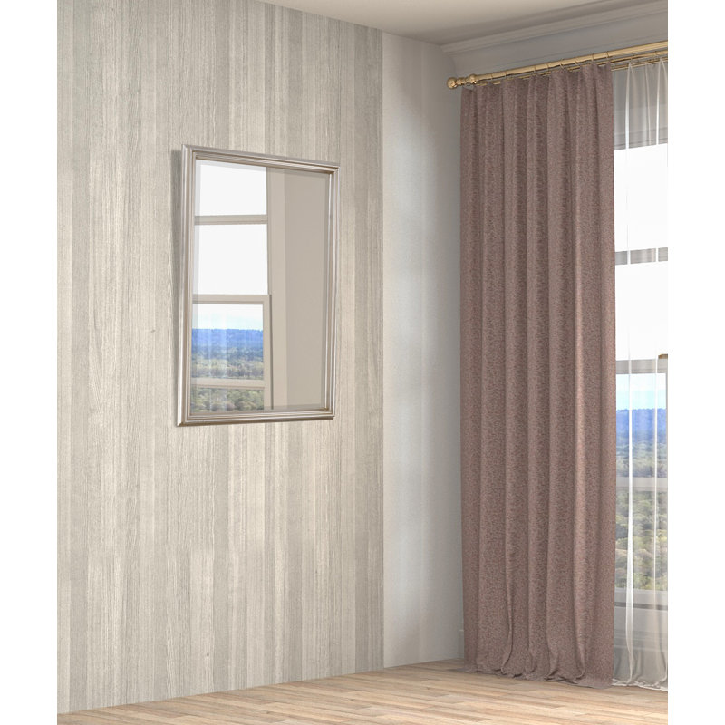 Miroir biseauté Ingifast, 41 po x 29 po, Argent