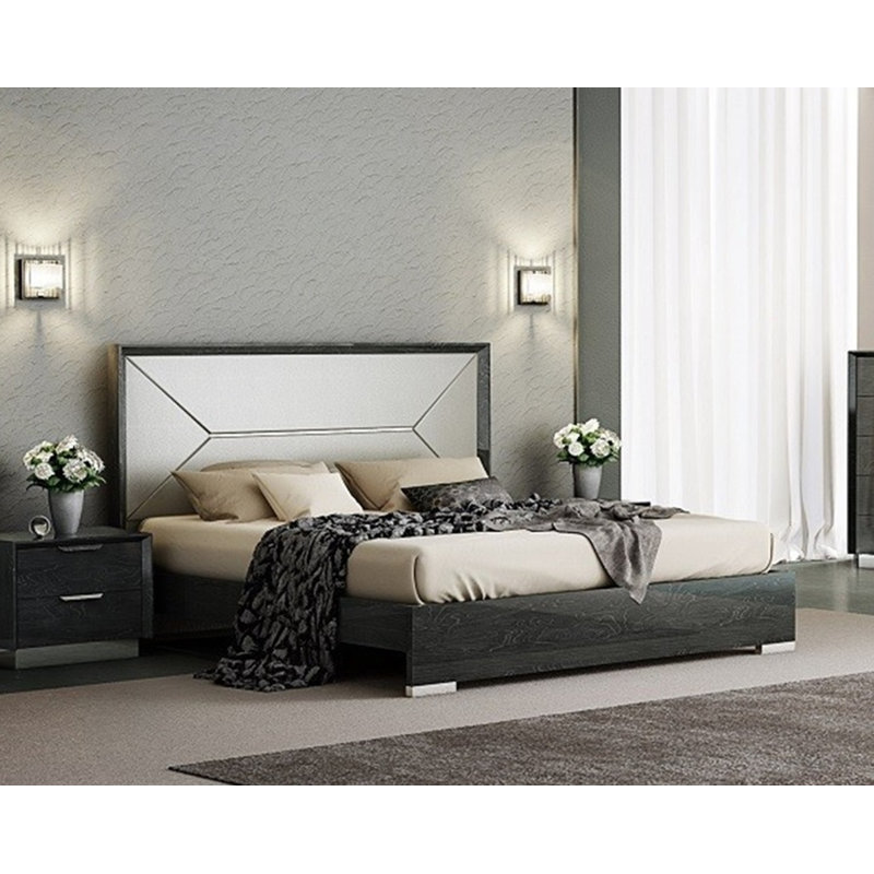 Lit plateforme tapissier Arashi, Grand