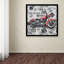 « rétro motocycles on route 66 6 », publicité sur toile tendue-31330862