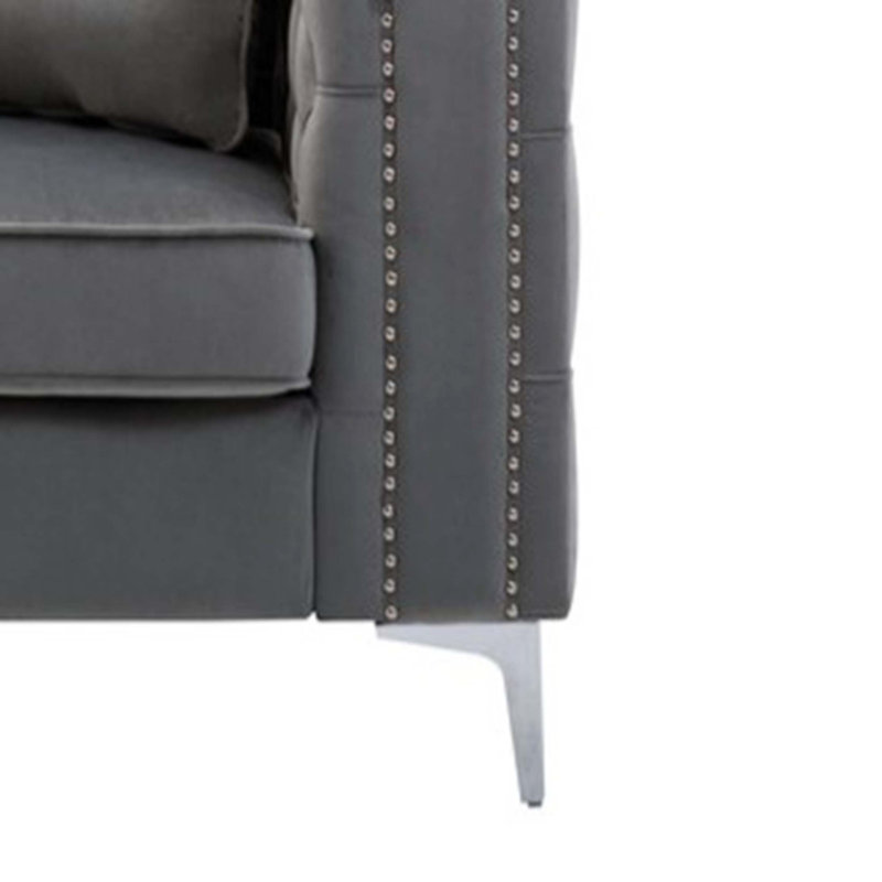 Causeuse en velours Lorreto