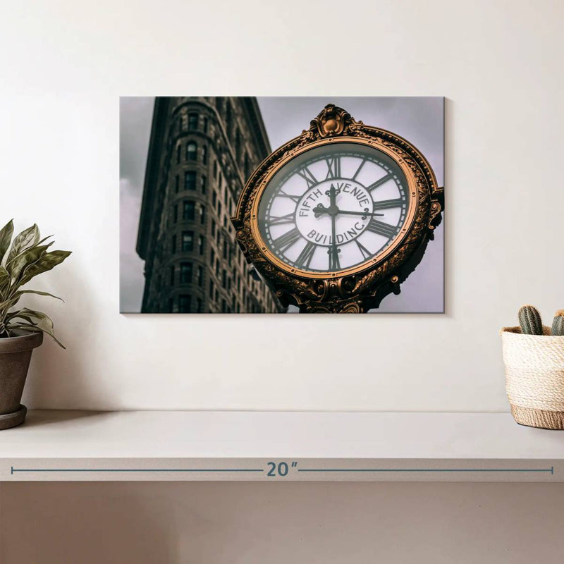 Horloge Kerner Fifth Avenue, H 8 po x l 12 po