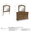 Commode et miroir Vandenmore