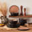 Amber 12 Piece Stoneware Dinnerware Set, Service For 4-119338702