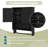 Black Bathroom Cabinet Wall Mounted With Towels Bar, Medicine Cabinet With 2 Door Adjustable Shelves, Over Toilet Cabinet For Bathroom Laundry Room Kitchen-954114095