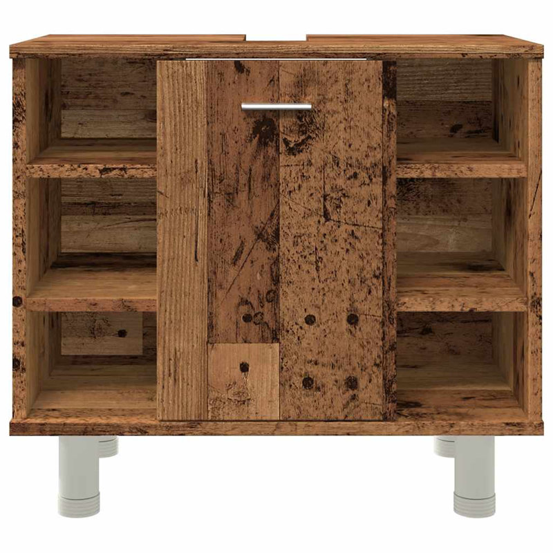 Avrom 60cm Bathroom Vanity Base Only, Old Wood