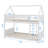 Twin Over Twin Cabin-Style Floor Bunk Bed Equipped With Head And Foot-42828263