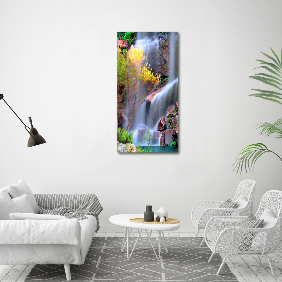 Waterfall - Wrapped Canvas Print