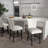 Ebian Upholstered Counter Stool with Solid Wood Frame-801863578