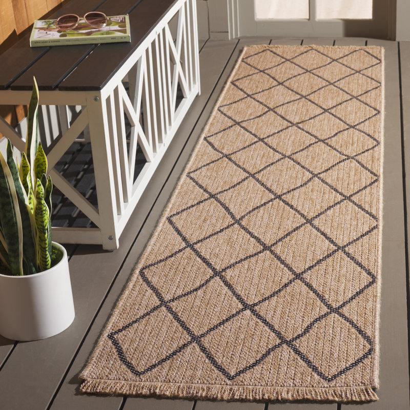 Leianna Retreat Performance Geometric Rug, Runner 2'2" x 8'