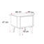 Manufactured Wood Bedside Table