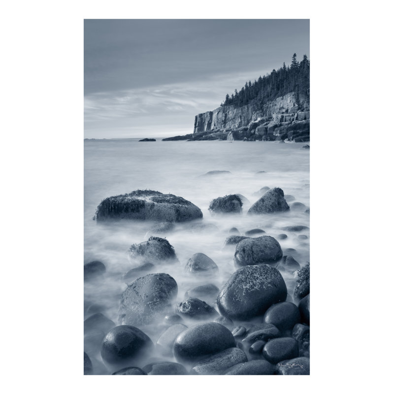 Acadia Coast Crop - No Frame Print on Canvas, 46cm H x 30cm W x 3.8cm D