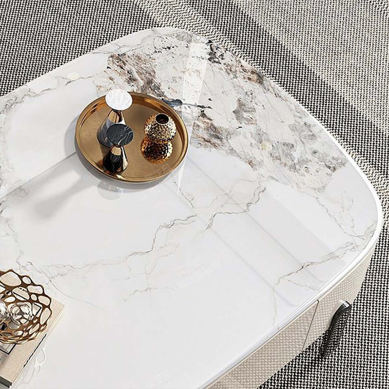 Table basse rectangulaire en bois manufacturé