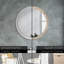 Huldar Glass Flat Wall Mirror-1224786712