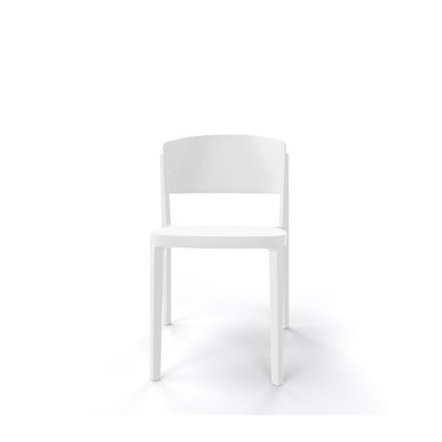 Sevan Premium All-Weather Wicker Outdoor Stacking Dining Side Chair