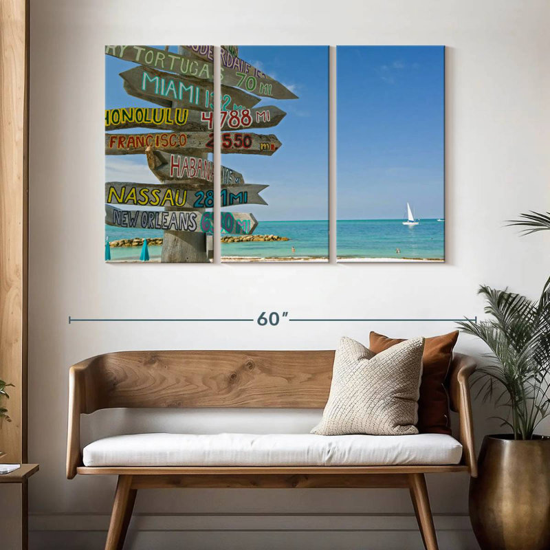 Panneaux de distance Sebbie Key West, H 32 po x l 50 po