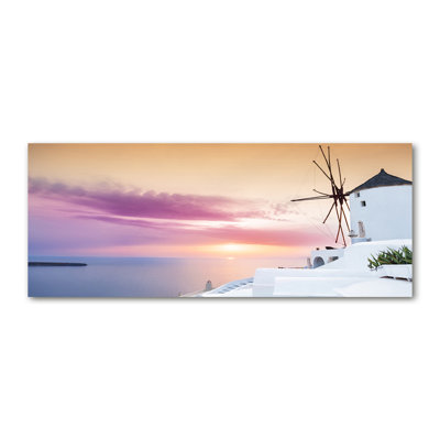 Santorini Greece - Wrapped Canvas Print